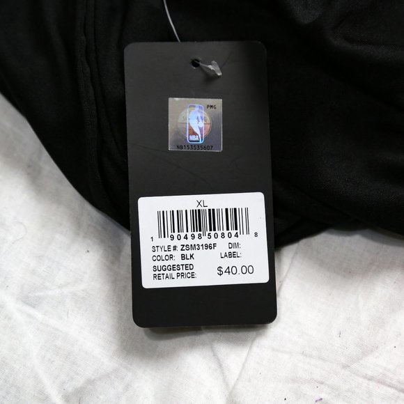 NBA Basketball Shorts Woven Active Black Red XL - Picture 6 of 6